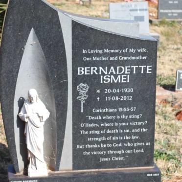 MOSALA Bernadette Ismei 1930-2012