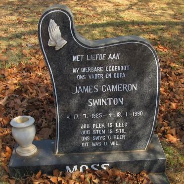 MOSS James Cameron Swinton 1925-1990