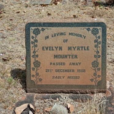 MOUNTER Evelyn Myrtle -1958