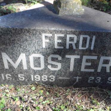 MOSTERT Ferdi 1983-1983
