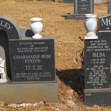 MOSELEY Leslie George Evelyn 1928-2002 &amp; Hilda 1929-1993 :: MOSELEY Charmaine Rose Evelyn 1969-2002
