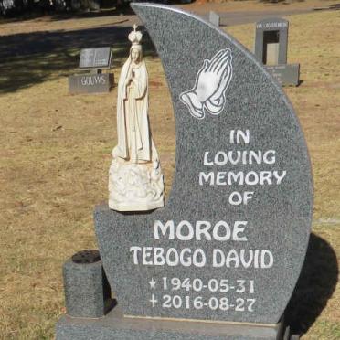 MOROE Tebogo David 1940-2016