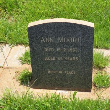 MOORE Ann -1963