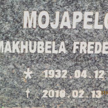 MOJAPELO Makhubela Frederick 1932-2010