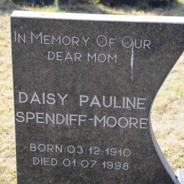 MOORE Daisy Pauline, SPENDIFF 1910-1998