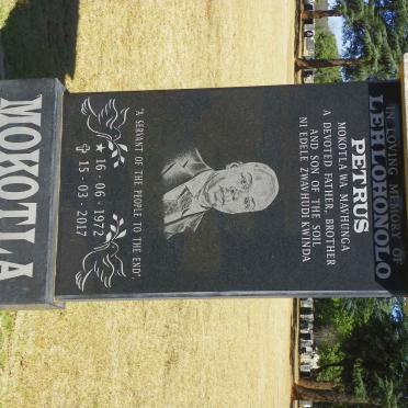 MOKOTLA Lehlohonolo Petrus 1972-2017