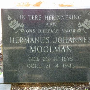 MOOLMAN Hermanus Johannes 1875-1943