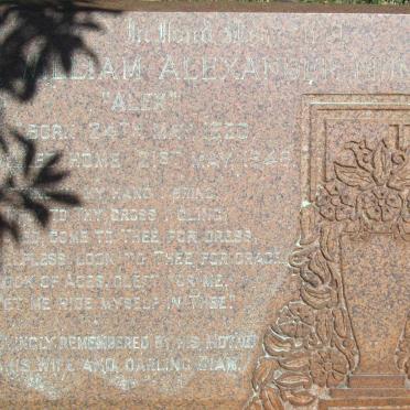 MUNRO William Alexander 1920-1948