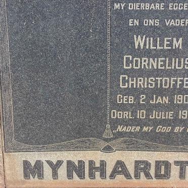 MYNHARDT Willem Cornelius Christoffel 1905-1956
