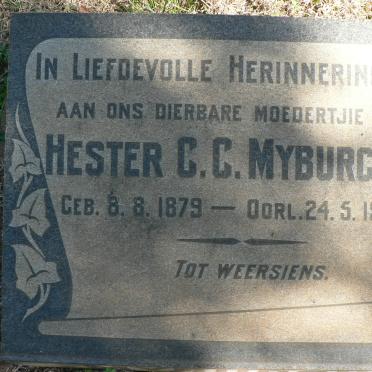 MYBURGH Hester C.C. 1879-1955