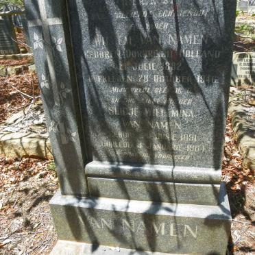 NAMEN Willem, van 1882-1946 &amp; Sijgje Willemina 1891-1964