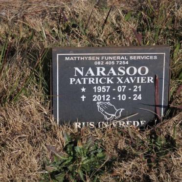 NARASOO Patrick Xavier 1957-2012