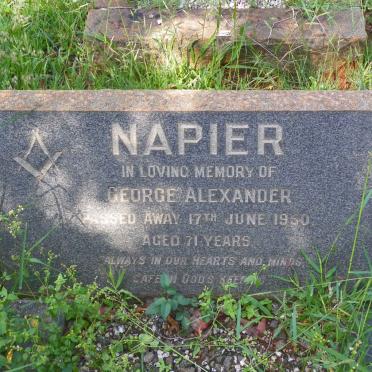 NAPIER George Alexander -1950