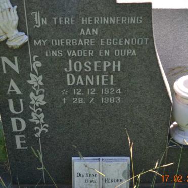 NAUDE Joseph Daniel 1924-1983