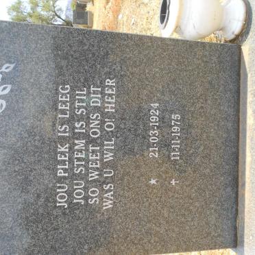 NAUDE J.H. 1924-1975