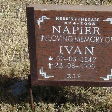 NAPIER Ivan 1947-2006