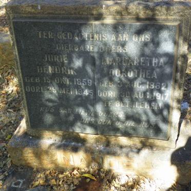 NAUDE Jurie Hendrik 1859-1945 &amp; Margaretha Dorothea 1862-1917