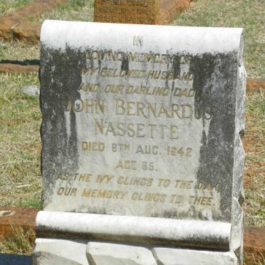 NASSETTE John Bernardus -1942