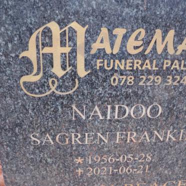 NAIDOO Sagren Frankie 1956-2021