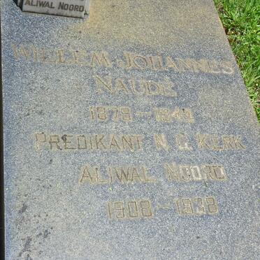 NAUDE Willem Johannes 1879-1949 & Charlotte Johanna THERON 1882-1963