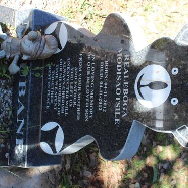 NCUBANE Realeboga Modisaotsile 2012-2012