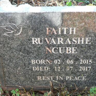 NCUBE Faith Ruvarashe 2015-2017