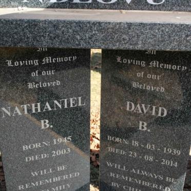 NDLOVU Nathaniel B. 1945-2003 :: NDLOVU David B. 1939-2014