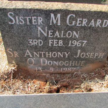 NEALON M. Gerard -1967 :: O'DONOGHUE Anthony Joseph -1987