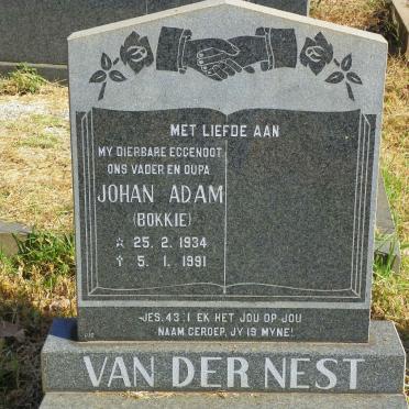 NEST Johan Adam, van der 1934-1991