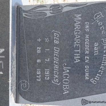 NEL Margaretha Jacoba nee DIEDERICKS 1913-1977
