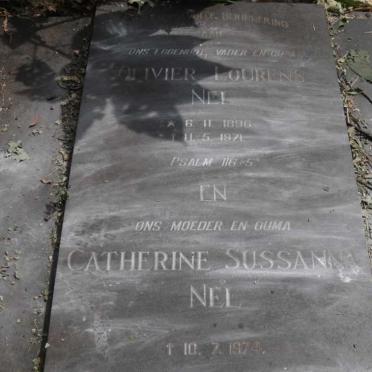 NEL Olivier Lourens 1896-1971 &amp; Catherine Sussanna -1974