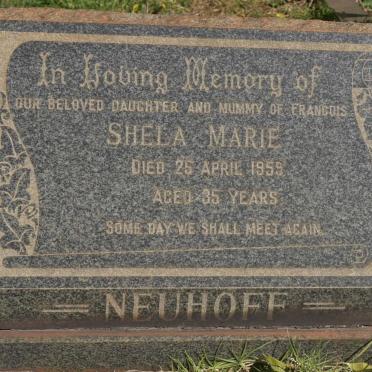 NEUHOFF Shela Marie -1959