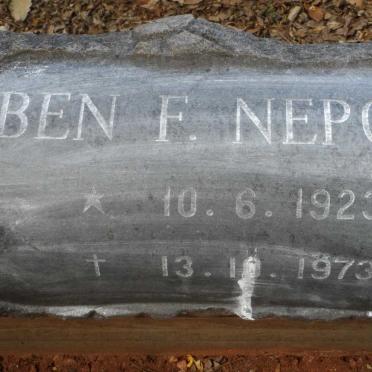 NEPGEN Ben F. 1923-1973