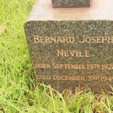 NEVILE Bernard Joseph 1928-1949