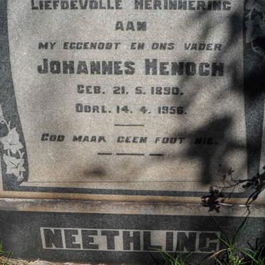 NEETHLING Johannes Henoch 1890-1956