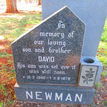 NEWMAN David 1960-1976