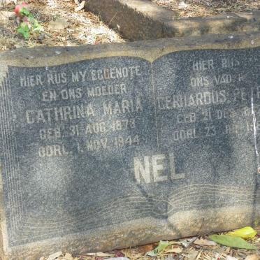 NEL Gerhardus Petrus 1872-1963 &amp; Cathrina Maria 1878-1944