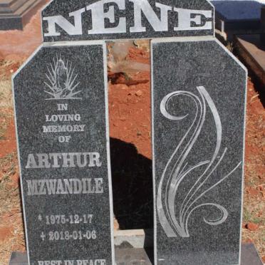 NENE Arthur Mzwandile 1975-2018