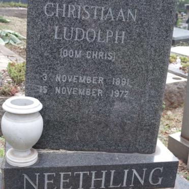 NEETHLING Christiaan Ludolph 1891-1972