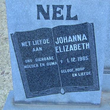 NEL Johanna Elizabeth -1985