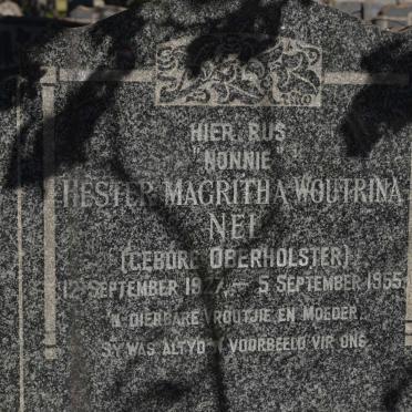 NEL Hester Magritha Woutrina nee OBERHOLZER 1927-1955