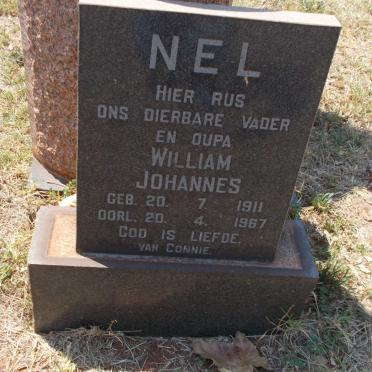 NEL William Johannes 1911-1967