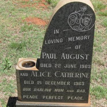NEWTON Paul August -1963 &amp; Alice Catherine -1963