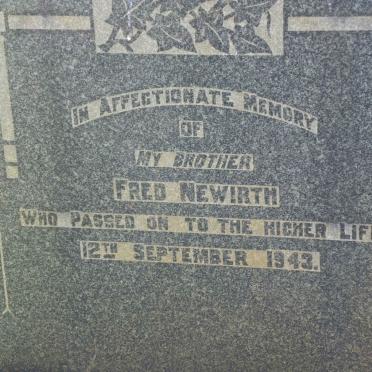 NEWIRTH Fred -1943