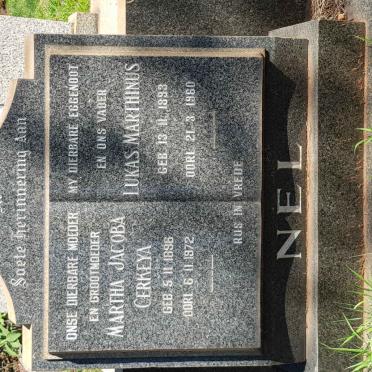 NEL Lukas Marthinus 1893-1960 &amp; Martha Jacoba Cerkeya 1896-1972