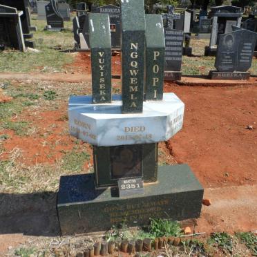 NGQWEMLA Vuyiseka Popi 1981-2015
