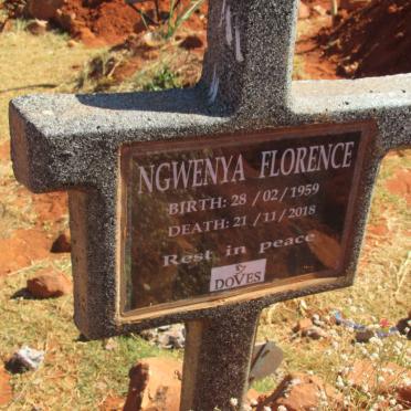 NGWENYA Florence 1959-2018