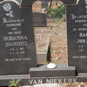 NIEKERK Barend Johannes, van 1900-1980 &amp; Susanna 1907-2001