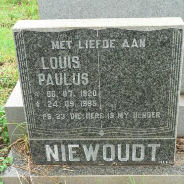 NIEWOUDT Louis Paulus 1920-1995