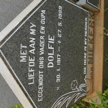 NIEKERK Dolfie, van 1917-1989